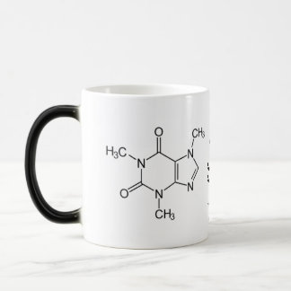Koffein-Chemie-Tasse Verwandlungstasse