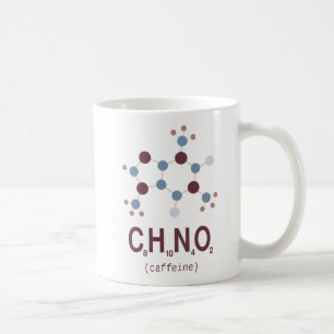 Koffein-chemische Formel Tasse