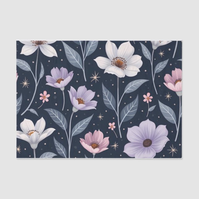 Koffein-Couture: Stilvolles Coffee Tissue Paper Seidenpapier (Vorderseite)