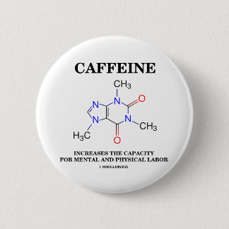 Koffein erhöht Kapazitäts-Geistessystemtest-Arbeit Button