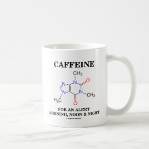 Koffein für einen wachsamen Morgen, Mittag und Nac Tasse