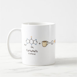 Koffein-Gleichung–Kaffee bringt dich in Schwung Lu Kaffeetasse