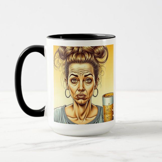 Koffein ist gut, Bier ist besser Tasse (Links)