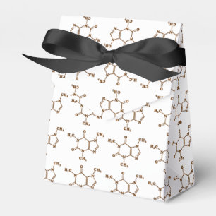 Koffein-Kaffee-molekulare chemische Formel Geschenkschachtel
