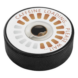 Koffein-Ladevorgang Eishockey Puck