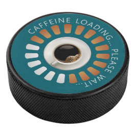 Koffein-Ladevorgang Eishockey Puck