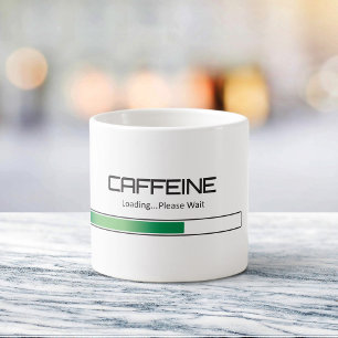 Koffein-Ladevorgang Espressotasse