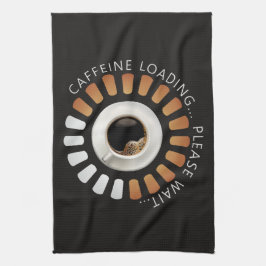 Koffein-Ladevorgang Geschirrtuch