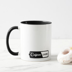 Koffein-Ladevorgang Tasse