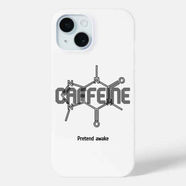 Koffein-Molekül-iPhone-Hülle Case-Mate iPhone Hülle (Rückseite)