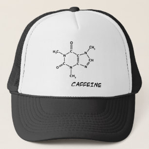 Koffein-Molekül-Kappe Truckerkappe