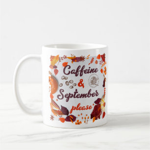 Koffein & September, bitte Kaffeetasse