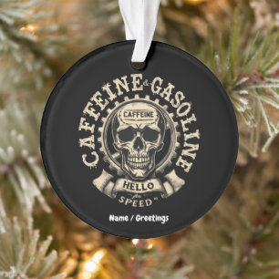 Koffein und Benzin sagen Hallo zum Speed Sticker Ornament