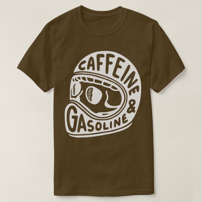 Koffein und Benzin T-Shirt (Design vorne)