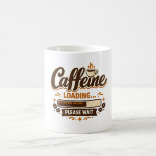 Koffein wird geladen… Bitte warten Kaffeetasse