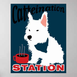 Koffeinationstation Poster