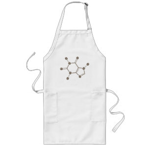 Koffeinbohnenmolekül Lange Schürze