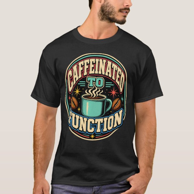 Koffeinhaltiger Funktionskaffee T-Shirt (Vorderseite)