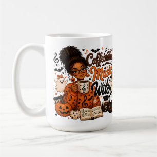 Koffeinhaltiger Musik-Hexen-Halloween-Kaffeebecher Kaffeetasse