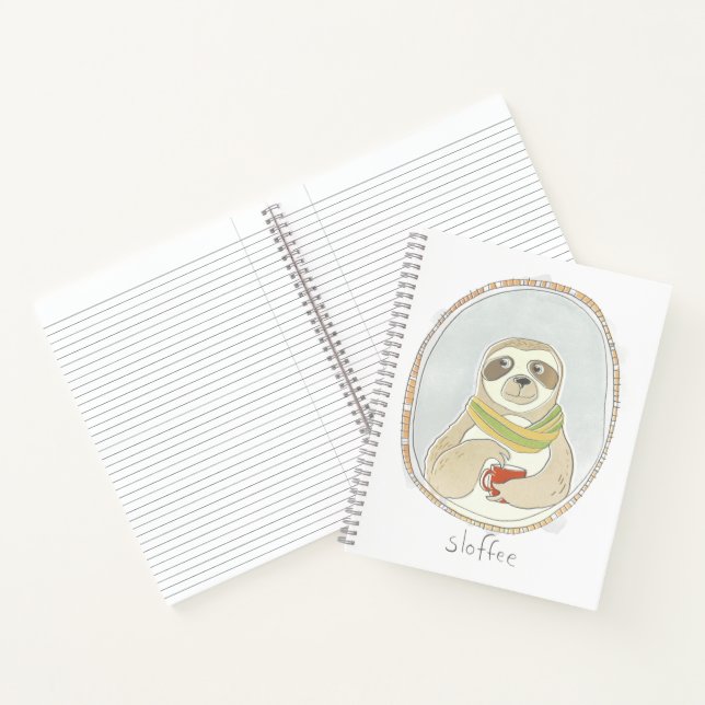 Koffeinierte Süsse | Sloffee Notizbuch (Innenseite)