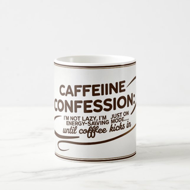 Koffeinkonfession 2 kaffeetasse (Mittel)