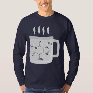 Koffeinmoleküle Chemieelemente T-Shirt