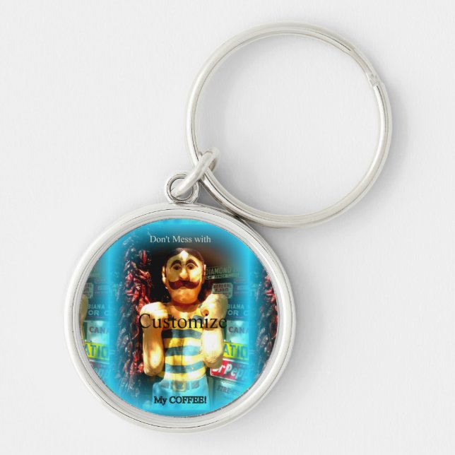 Koffeinsüchtige Thunder_Cove Schlüsselanhänger (Vorne)