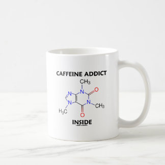 Koffeinzusätze (Coffeinmolekül) Kaffeetasse