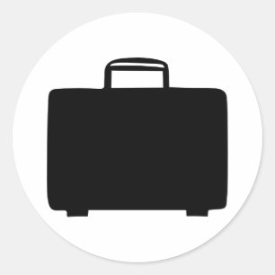 Koffer Runder Aufkleber