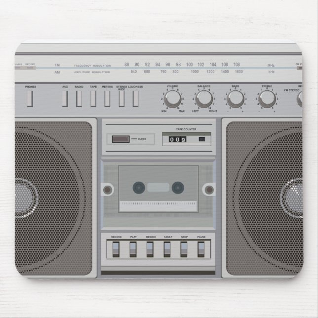 Kofferradio Mousepad (Vorne)