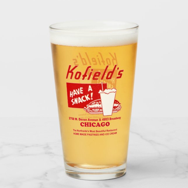 Kofield's Restaurant, Chicago Glas (Vorne (Gefüllt))