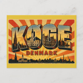 Køge Dänemark Altstadt Postkarte