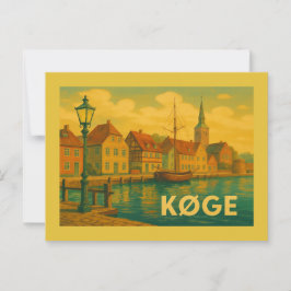 Køge Dänemark Altstadt Postkarte