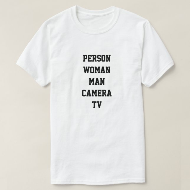 Kognitionstest Donald Trump T-Shirt (Design vorne)