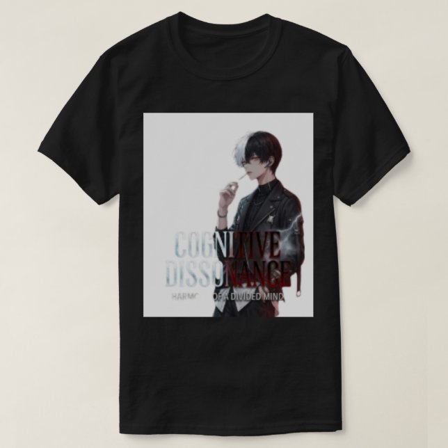 Kognitive Dissonanz Ästhetischer Anime-Junge Grafi T-Shirt (Design vorne)