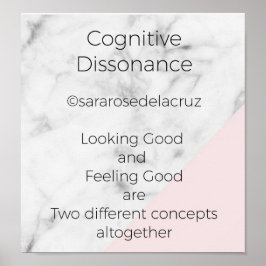 Kognitive Dissonanz / Originalgedicht / ©SRD Poster