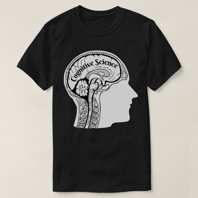 Kognitive Wissenschaft Gehirn Schädelanatomie Dunk T-Shirt (Design vorne)