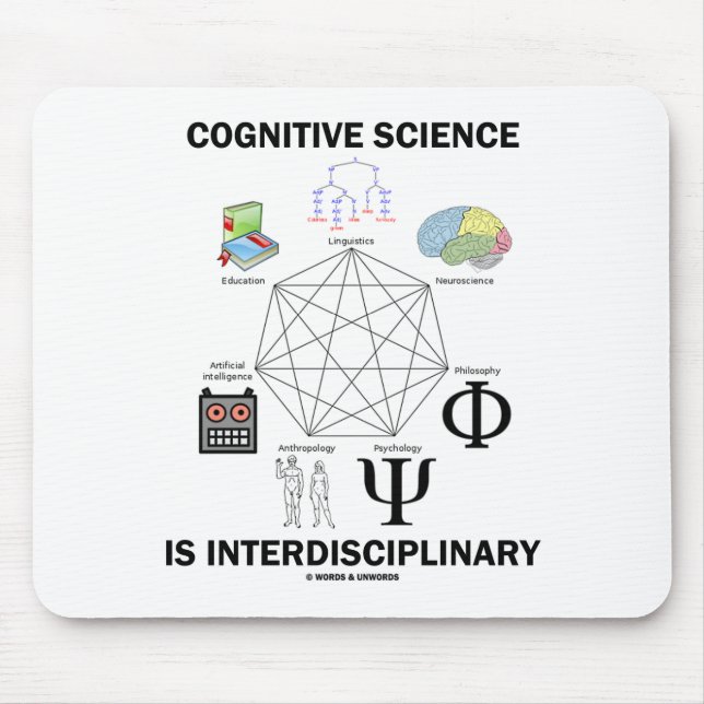 Kognitive Wissenschaft ist interdisziplinär Mousepad (Vorne)