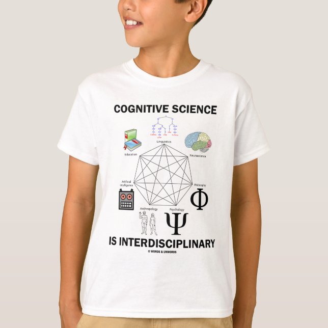 Kognitive Wissenschaft ist interdisziplinär T-Shirt (Vorderseite)