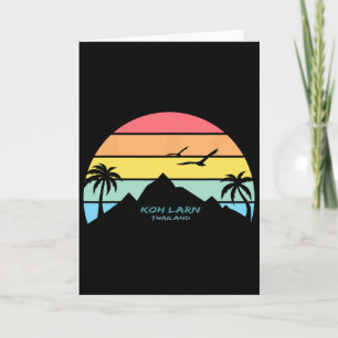 Koh Larn Thailand Phuket Souvenir Pattaya Geschenk Karte