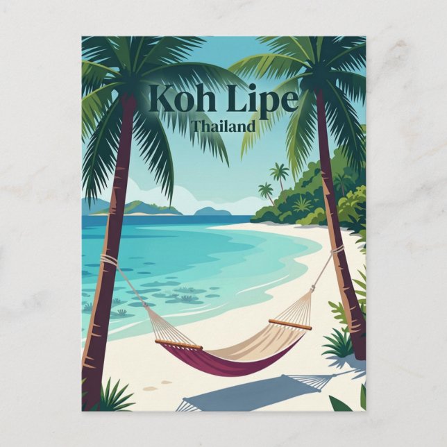 Koh Lipe Thailand Postkarte (Vorderseite)