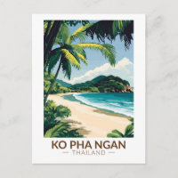 Koh Pha Ngan Thailand Reise Kunst Vintage