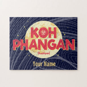 Koh Phangan auf der Vintagen Insel Thailand Puzzle