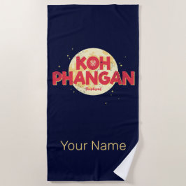 Koh Phangan auf der Vintagen Insel Thailand Strandtuch