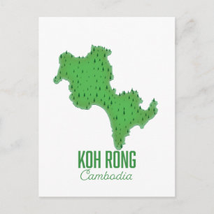 Koh Rong Kambodia Postkarte
