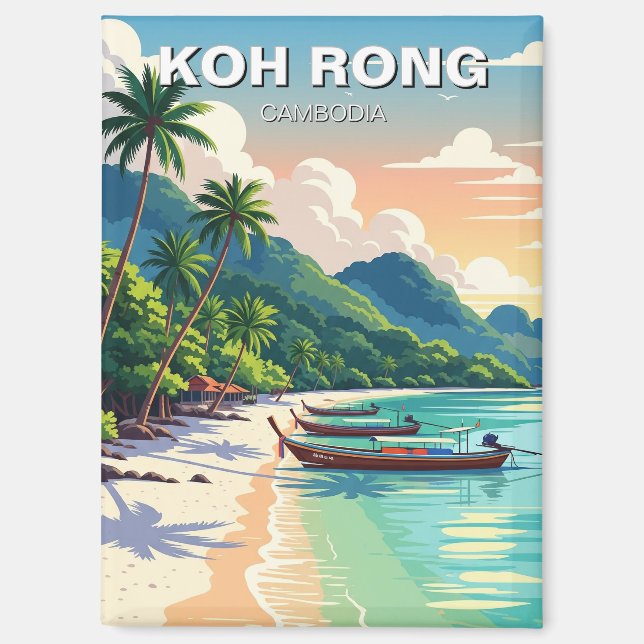 Koh Rong Kambodia Travel Magnet (Vorderseite)