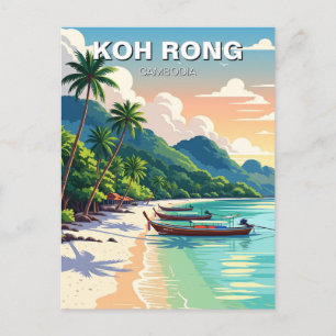 Koh Rong Kambodscha Reise Postkarte