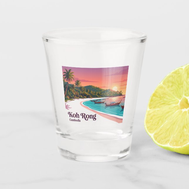 Koh Rong Kambodscha Schnapsglas (Vorderseite)