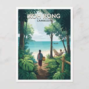 Koh Rong Sihanoukville Kambodscha Postkarte