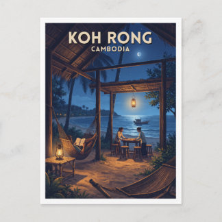Koh Rong Sihanoukville Kambodscha Souvenir Postkarte